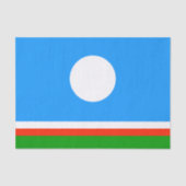 Sakha Flag Seidenpapier (Vorderseite)