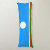 Sakha Flag Seitenschläferkissen (Vorderseite Vertikal)