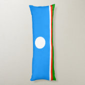 Sakha Flag Seitenschläferkissen (Rückseite (Vertikal))