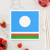 Sakha Flag Serviette (Beispiel)