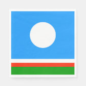 Sakha Flag Serviette (Vorderseite)