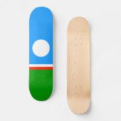 Sakha Flag Skateboard (Vorderseite)