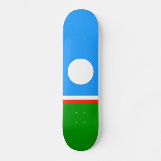 Sakha Flag Skateboard (Vorderseite)