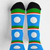 Sakha Flag Socken (Oben)