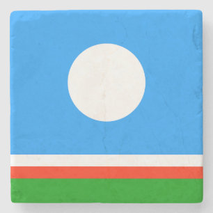 Sakha Flag Steinuntersetzer