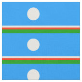Sakha Flag Stoff (Nahaufnahme)