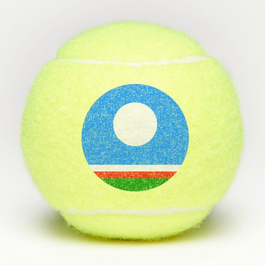 Sakha Flag Tennisbälle (Vorderseite)