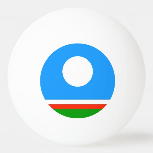 Sakha Flag Tischtennisball (Vorderseite)