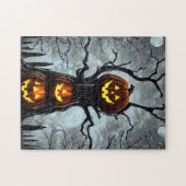 Sakko Laternenkürbis Fantasy Dark Art Puzzle (Horizontal)