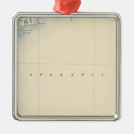 Sakonnet, Massachusetts Silbernes Ornament (Vorne)