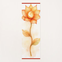 Sakral-Chakra-Yogamatte – Orange Lotus Kreativität