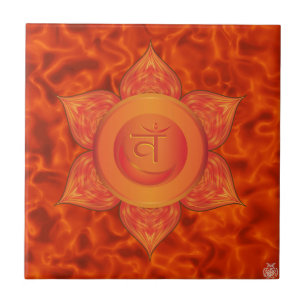 Sakrale Chakra Keramik-Fliese Fliese