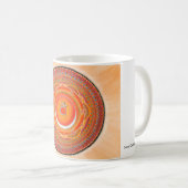 Sakrale Chakra Mandala-Tasse Kaffeetasse (VorderseiteRechts)