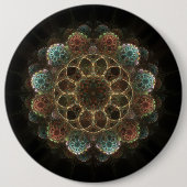 Sakrale Esoterie-Fraktal-Märchen Button (Vorderseite)