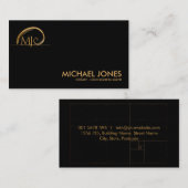 Sakrale Geometrie Golden Spiral Tinte Pen Visitenkarte (Vorne/Hinten)