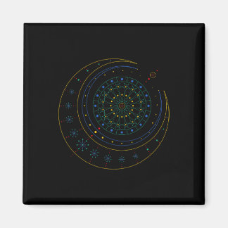 Sakrale Geometrie-Shirt  Magnet