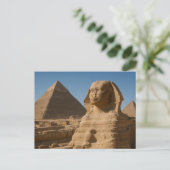Sakrale Sphinx Göttliche Postkarte Gizeh Pyramiden (Stehend Vorderseite)