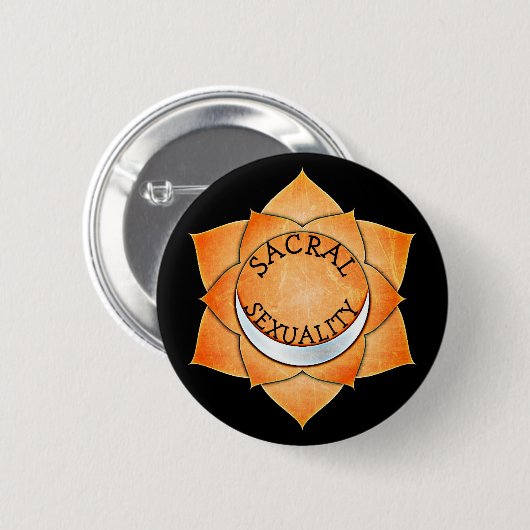 SAKRALER KNOPF DES SEXUALITÄT-CHI-CHAKRA BUTTON (Vorne & Hinten)