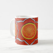 Sakrales Chakra Kaffeetasse (Vorderseite Links)