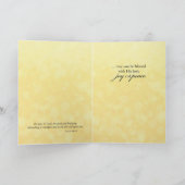 Sakrament der Strafe und Vergebung mit Gold Cro Karte (Innenseite)