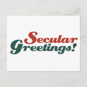 Säkulare Grüße Postkarte (Vorderseite)