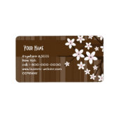 Sakura-Adressetikett Adressaufkleber (Vorne)