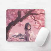 sakura anime girl mousepad (Mit Mouse)
