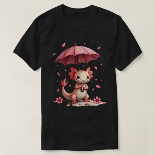 Sakura Axolotl T-Shirt (Design vorne)