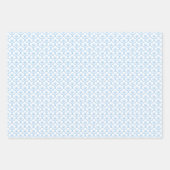 Sakura Baby Blue - White Geschenkpapier Set (Vorderseite 3)