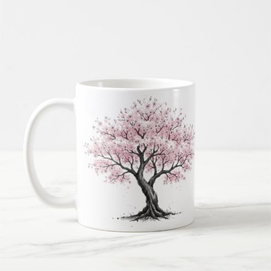 Sakura-Baum-Tasse Kaffeetasse (Links)