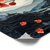 Sakura-Baumzeitschrift Poster (Ecke)