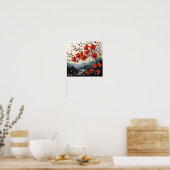 Sakura-Baumzeitschrift Poster (Küche)