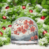 Sakura-Baumzeitschrift Schneekugeln (Weihnachten)