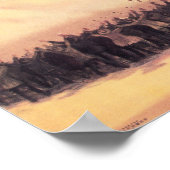 SAKURA BIER JAPAN Elefant Vintage Werbung Poster (Ecke)