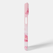 Sakura Bliss, rosa Moth, Sakura Hintergrund Case-Mate iPhone Hülle (Rückseite / Rechts)