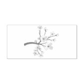 Sakura Blossom Branch Heart Gummistempel (Prägung)