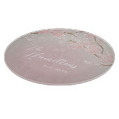 Sakura Blossom Custom Establishment Year Schneidebrett (Ecke)