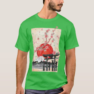 Sakura Blossom Japanische Kultur Rosa Blume Kirsch T-Shirt