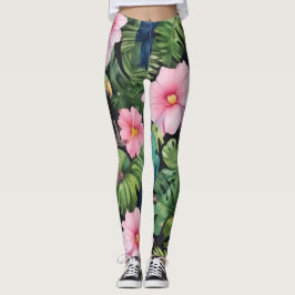 Sakura Blossom Pattern Leggings