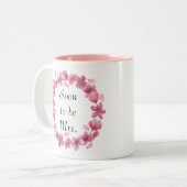 Sakura Blossom Wreath wird bald Tasse sein (Vorderseite Links)