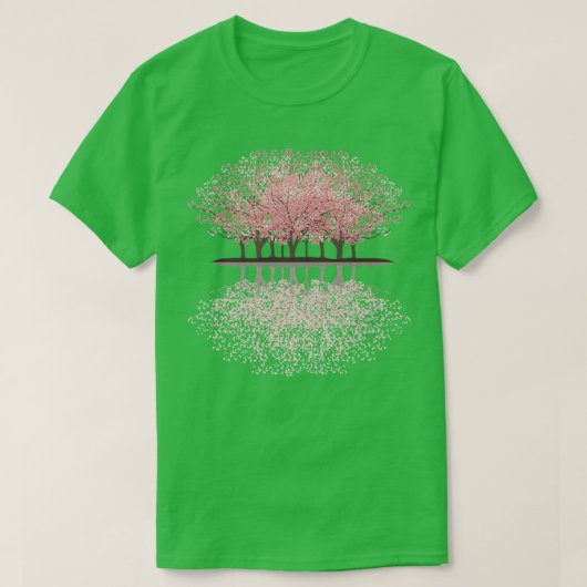 Sakura blüht Blume Forest T-Shirt (Design vorne)