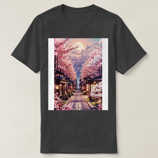 Sakura Blume Ästhetik T-Shirt (Design vorne)