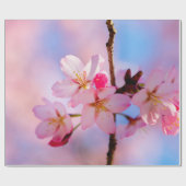 Sakura-Blume auf vertikaler Seite Geschenkpapier (Flach)