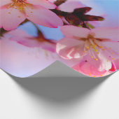 Sakura-Blume auf vertikaler Seite Geschenkpapier (Ecke)