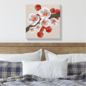 Sakura Blume Blossom Leinwanddruck (Insitu (Schlafzimmer))