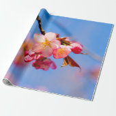 Sakura Blume, Buds und Blauer Himmel Geschenkpapier (Ungerollt)