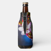 Sakura - Blume der japanischen Kirsche Flaschenkühler (Flasche Rückseite)