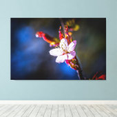 Sakura - Blume der japanischen Kirsche Leinwanddruck (Insitu (Holzboden))