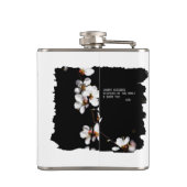 Sakura-Blume Flachmann (Rückseite)