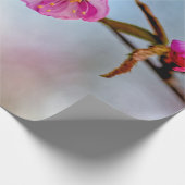 Sakura-Blume in sanft rosa Farben Geschenkpapier (Ecke)